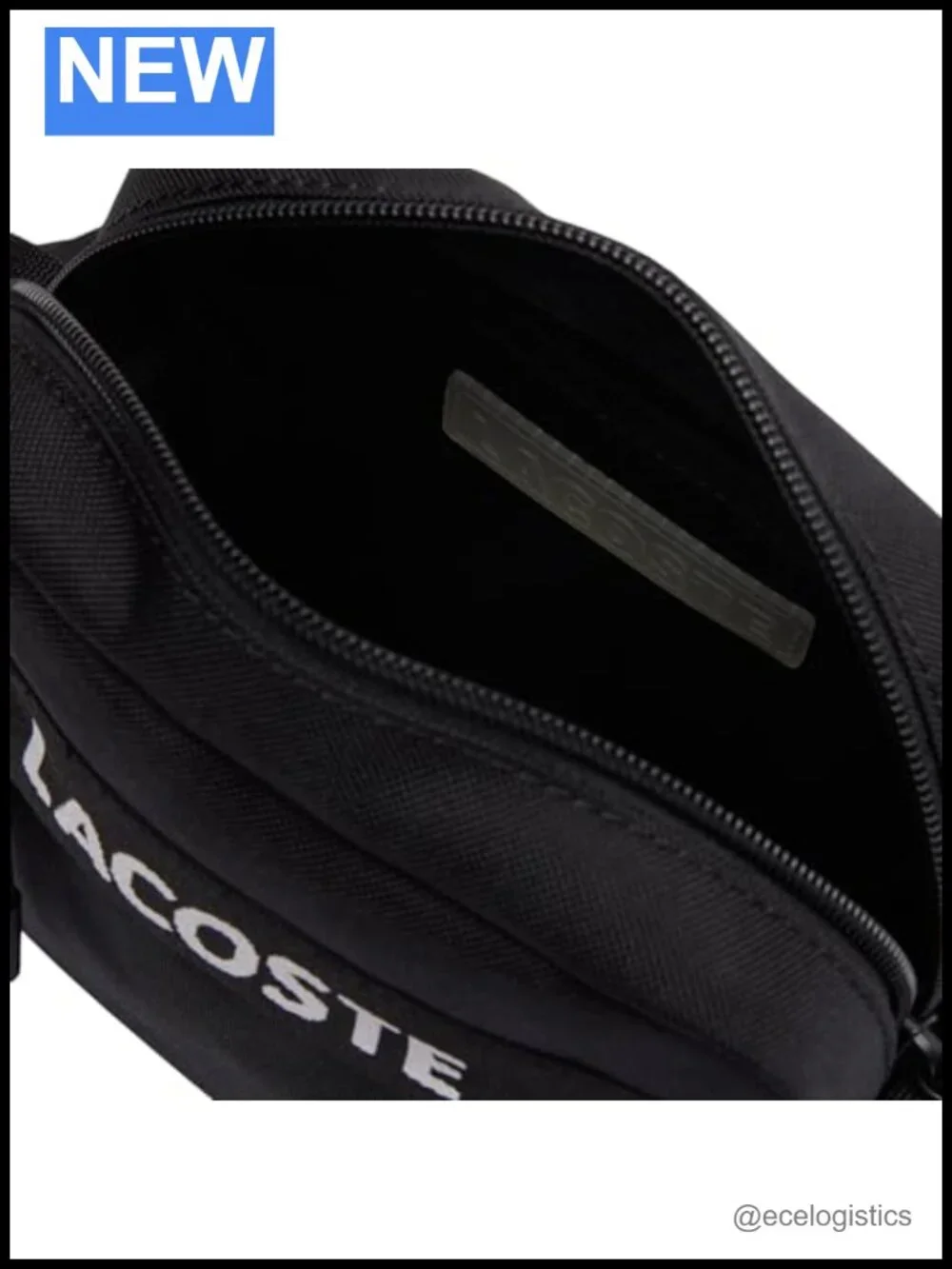 Lacoste Unisex Neocroc Seasonal Crossbody Bag Recycled Polyester